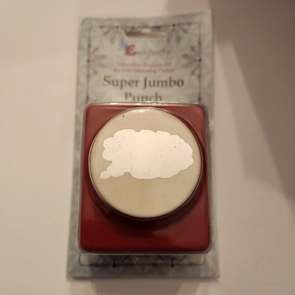 Cloud Cartoon Thought Bubble Super Jumbo Hole Punch Emagination paper Scrapbook - Picture 1 of 5